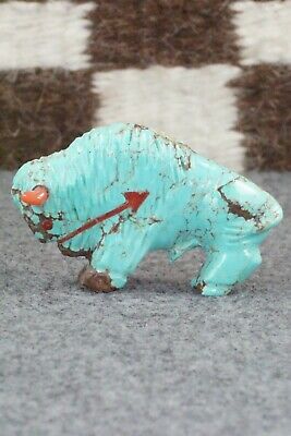 Buffalo Zuni Fetish Carving - Andres Quandelacy