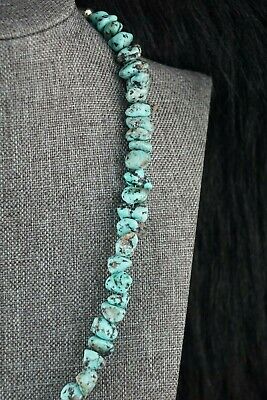 Navajo Turquoise Nugget Necklace - Louise Joe - High Lonesome Trading