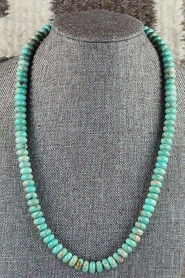 Turquoise & Sterling Silver Necklace - Navajo
