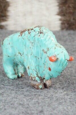 Buffalo Zuni Fetish Carving - Andres Quandelacy