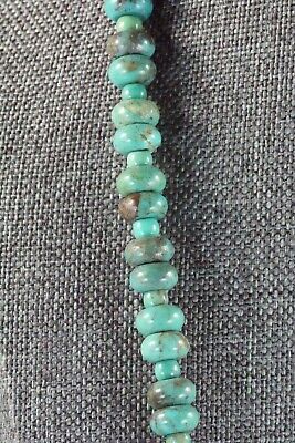 Turquoise & Sterling Silver Necklace - Navajo