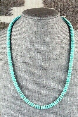 Turquoise & Sterling Silver Necklace - Navajo