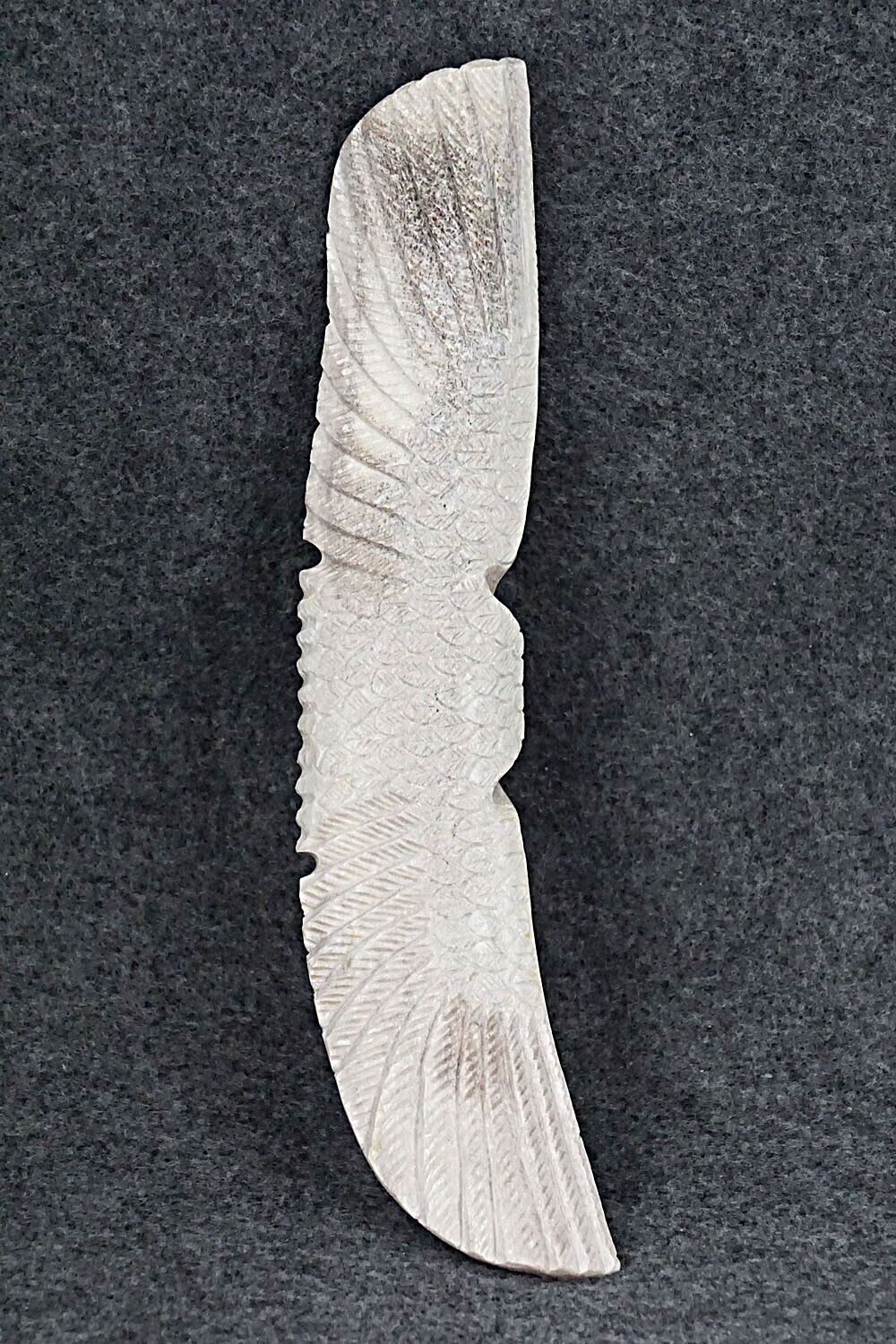 Eagle Zuni Fetish Carving - Garrick Weeka