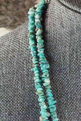 Turquoise & Sterling Silver Necklace - Navajo