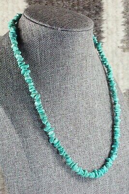 Turquoise & Sterling Silver Necklace - Navajo