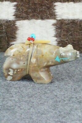 Bear Zuni Fetish Carving - Stewart Alanzo