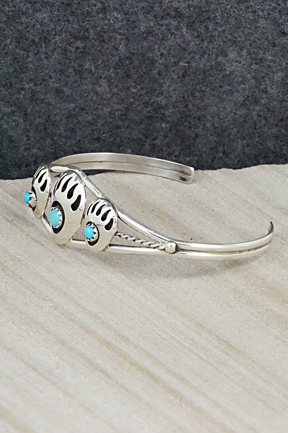 Turquoise & Sterling Silver Bracelet - Janice Spencer