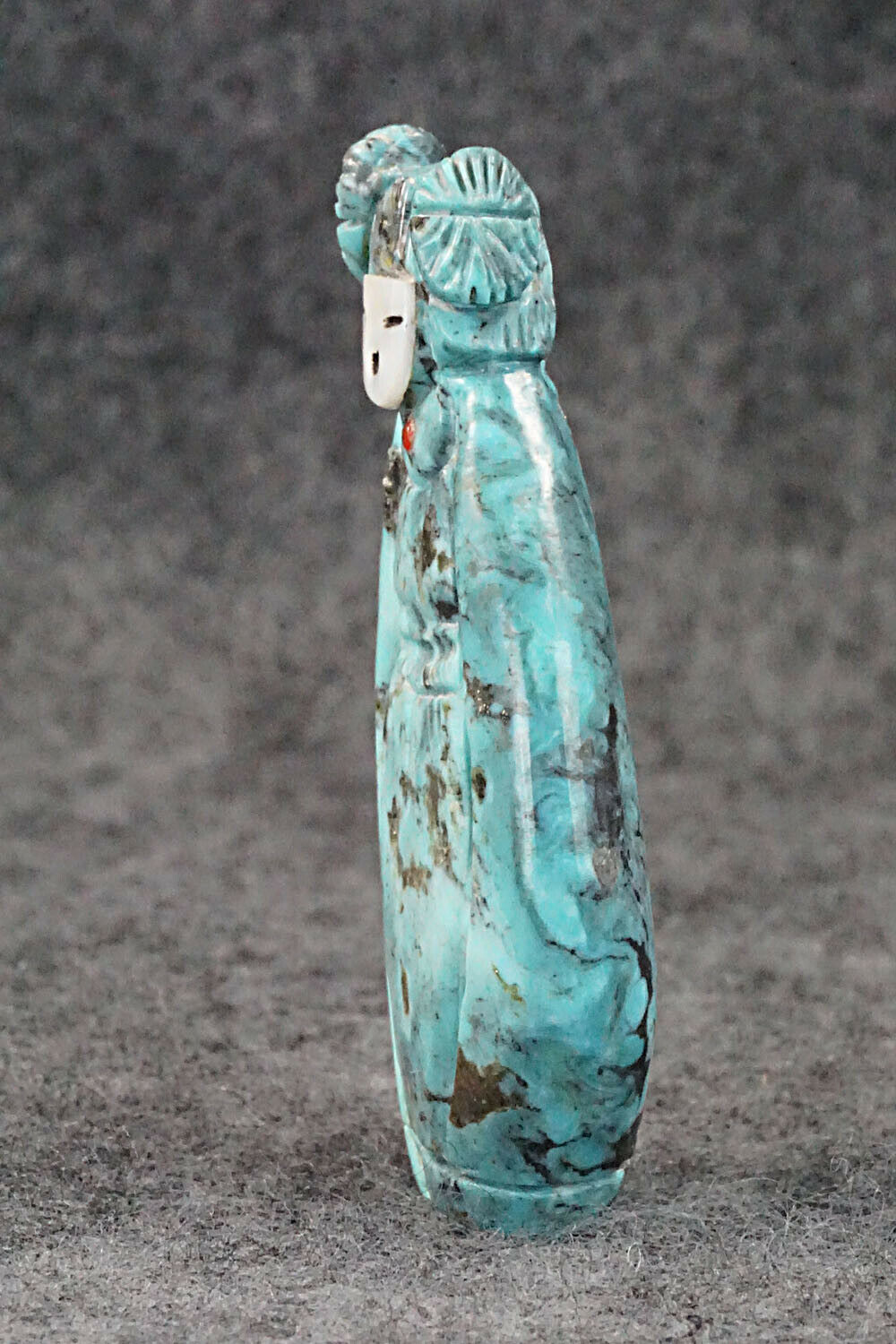 Corn Maiden Zuni Fetish Carving - Sandra Quandelacy
