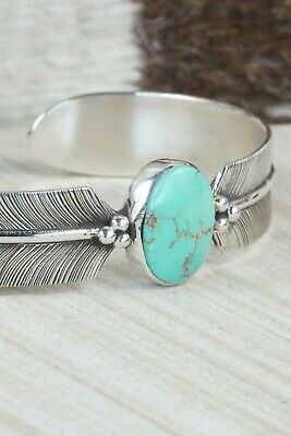 Turquoise & Sterling Silver Bracelet - Jerry Platero