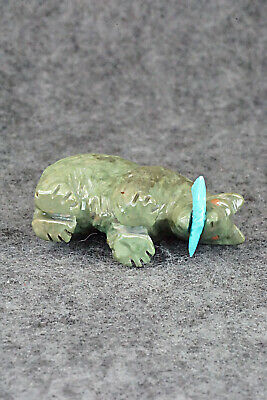 Bear Zuni Fetish Carving - Andres Quandelacy