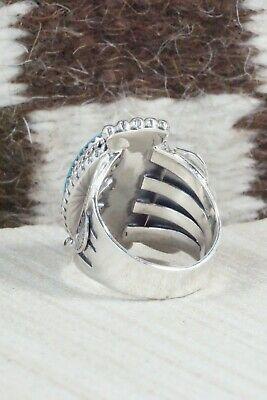 Turquoise & Sterling Silver Ring - Mike Smith - Size 8 - High Lonesome Trading