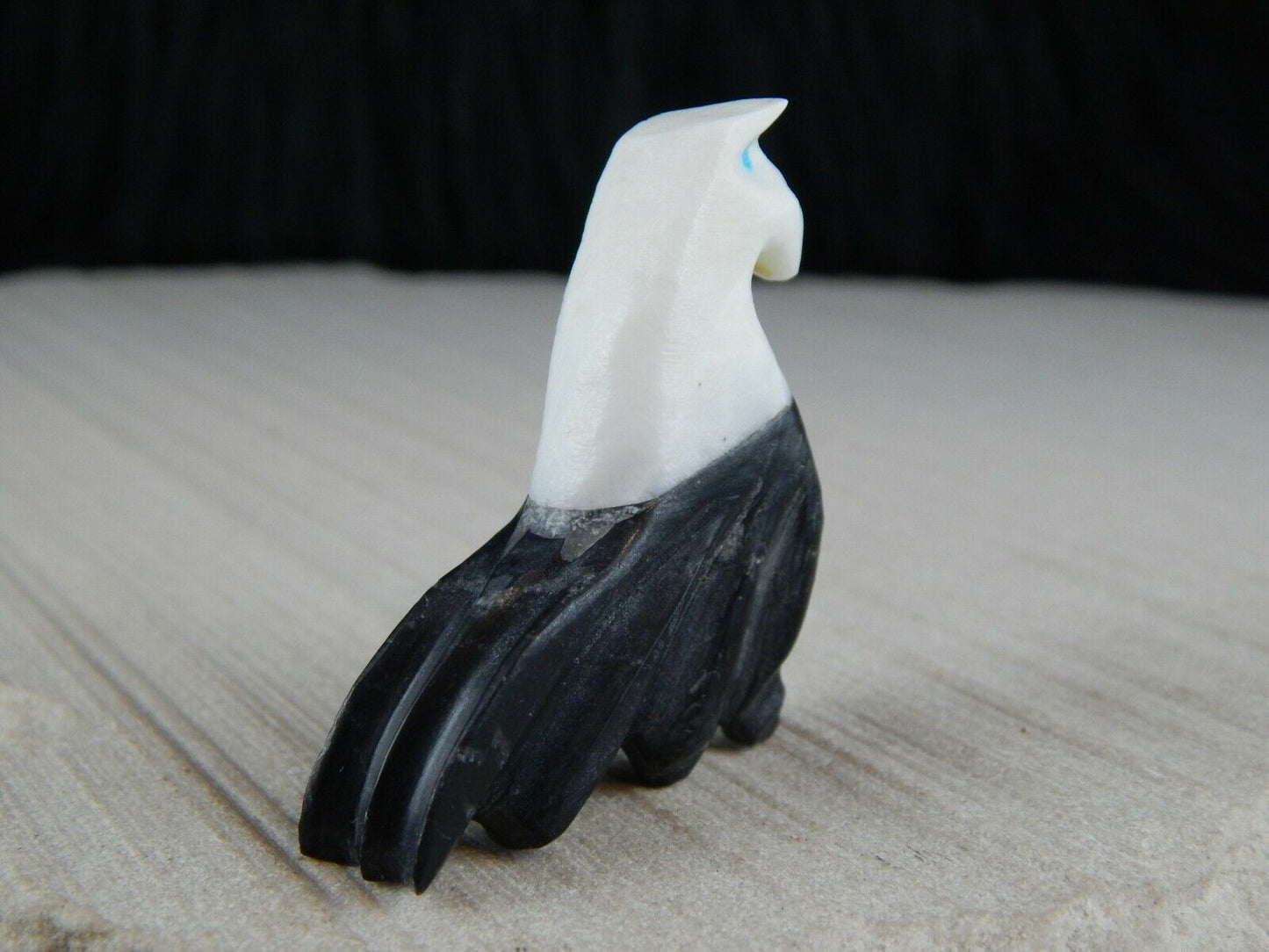 Eagle Zuni Fetish Carving - Kelly Lementino - High Lonesome Trading