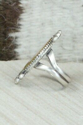 Turquoise & Sterling Silver Ring - Selina Warner - Size 7.75