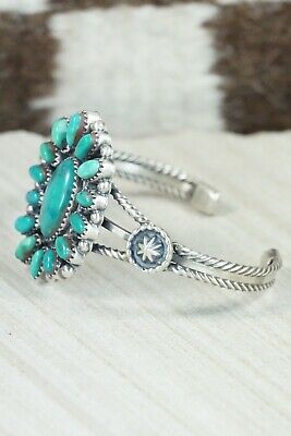 Turquoise & Sterling Silver Bracelet - Roberta Begay