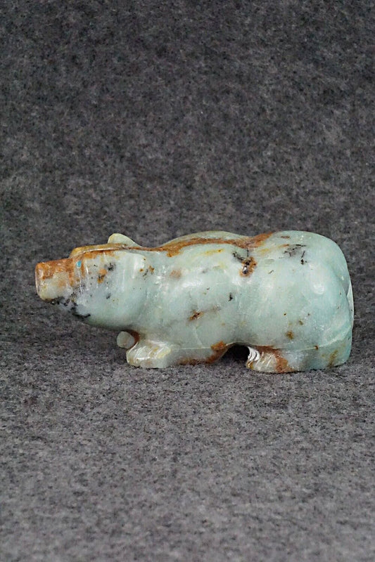 Bear Zuni Fetish Carving - Nelson Yatsattie
