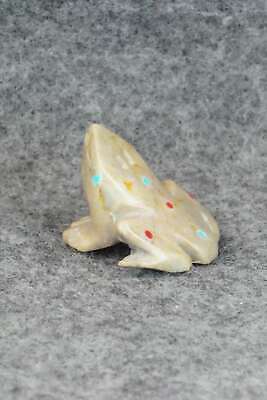 Frog Zuni Fetish Carving - Todd Lowsayatee