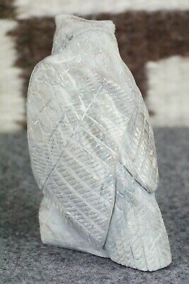 Owl Zuni Fetish Carving - Derrick Kaamasee