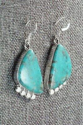 Turquoise & Sterling Silver Earrings - Sharon McCarthy