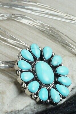 Kingman Turquoise & Liquid Silver Necklace - Greg Yazzie