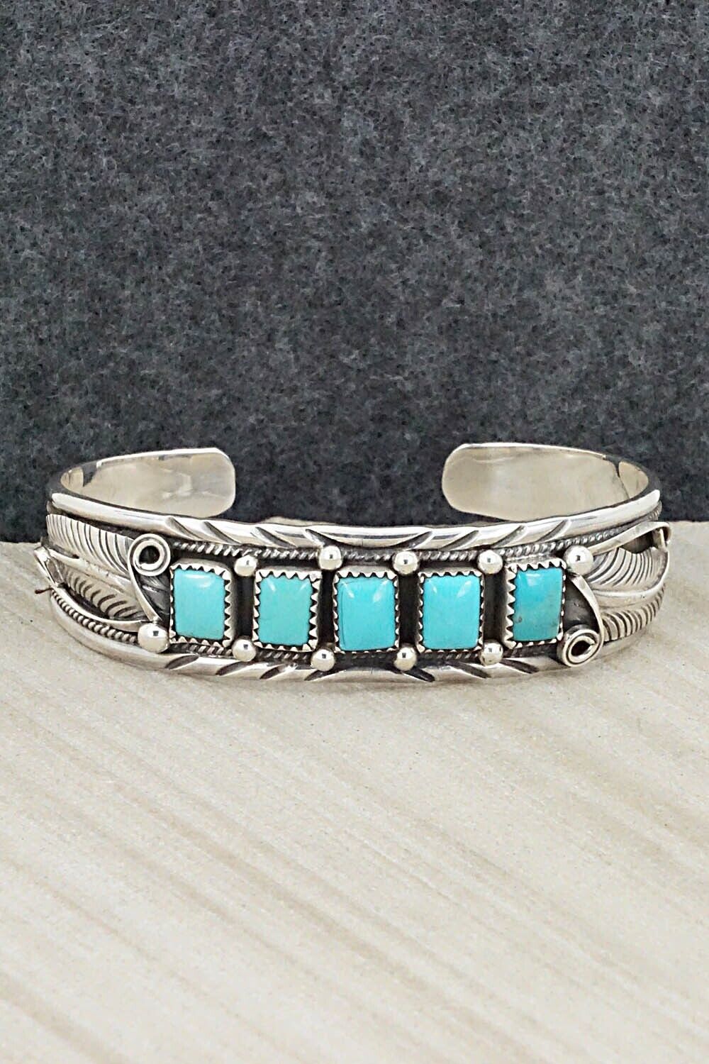 Turquoise & Sterling Silver Bracelet - Davey Morgan