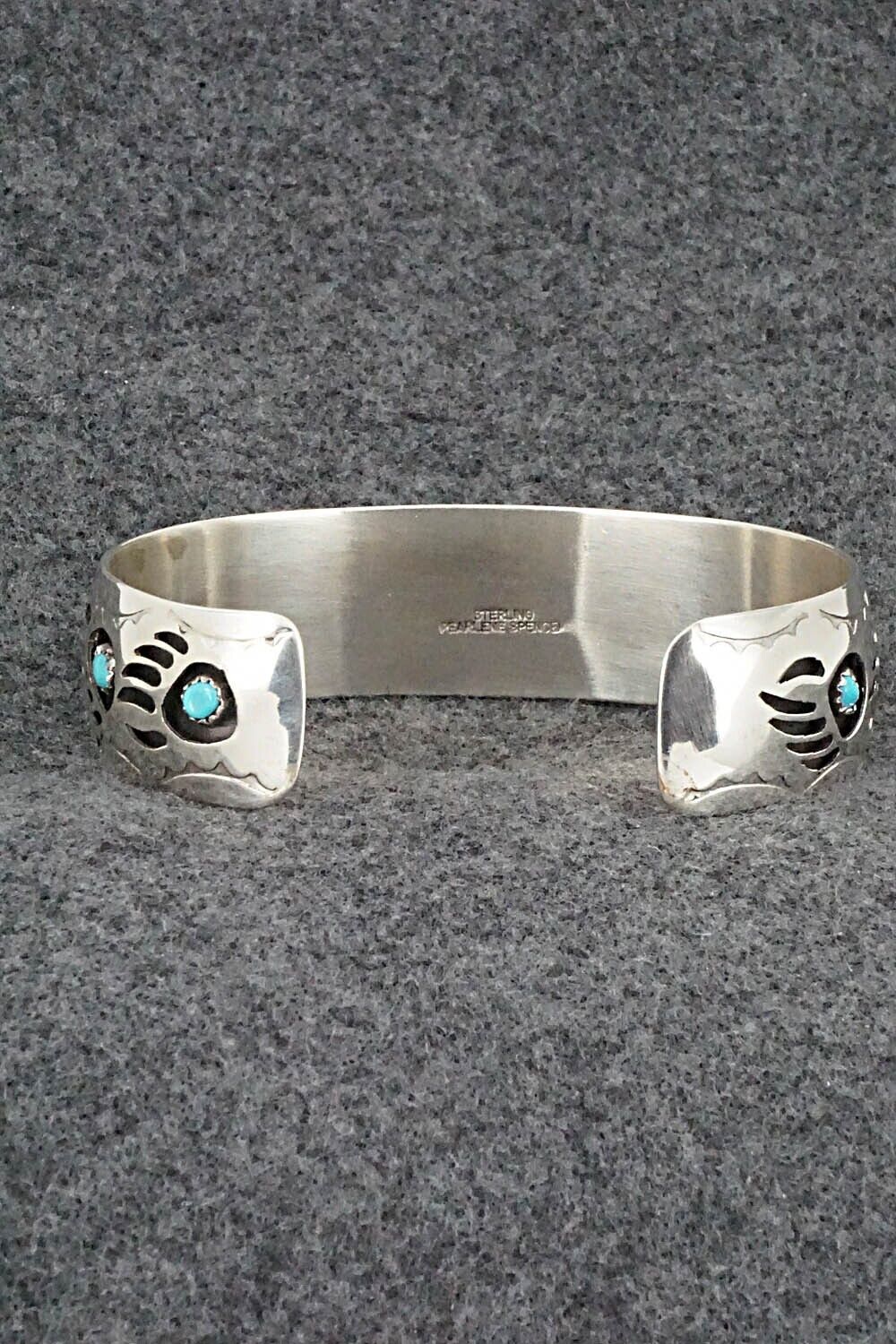 Turquoise & Sterling Silver Bracelet - Pearlene Spencer