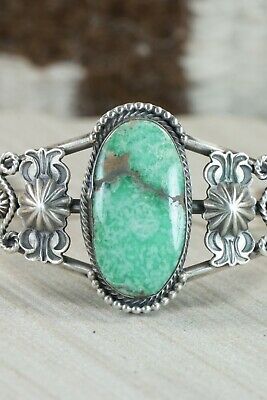 Navajo Turquoise & Sterling Silver Bracelet - Daniel Benally