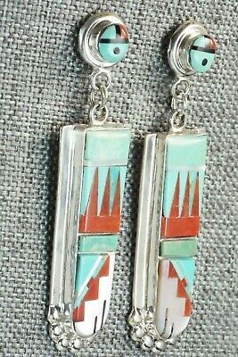 Multi Stone & Sterling Silver Earrings - Patty Edaakie