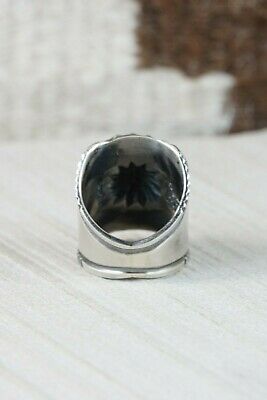 Navajo Sterling Silver Ring - Derrick Gordon - Size 9 - High Lonesome Trading