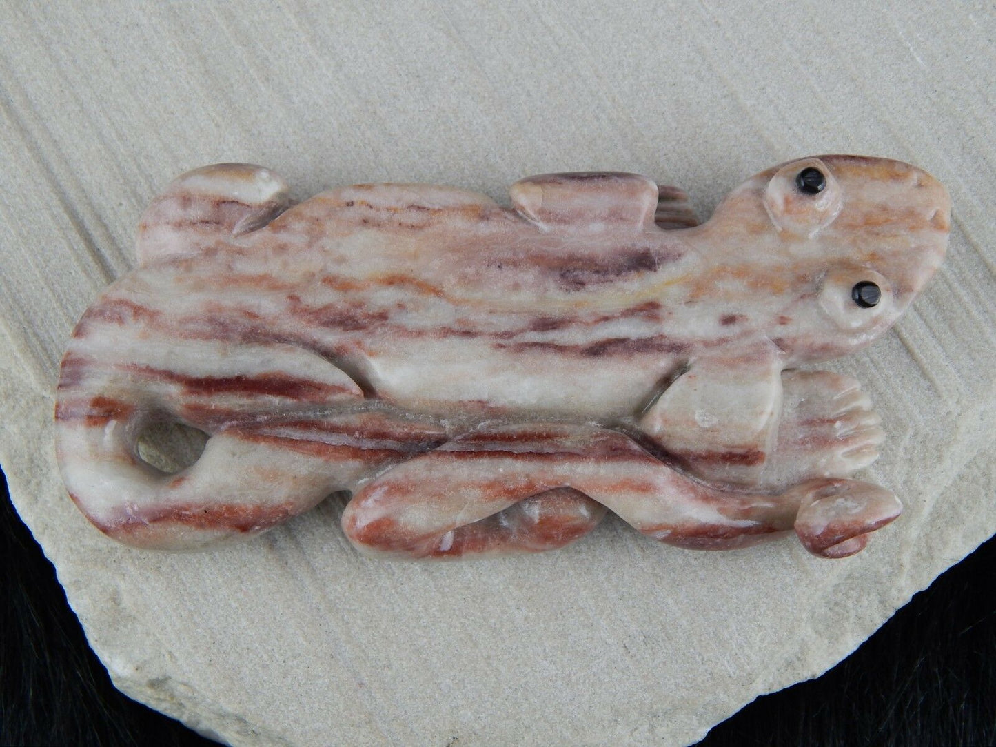 Lizard Zuni Fetish Carving - Lance Deysee - High Lonesome Trading
