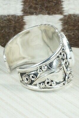White Buffalo & Sterling Silver Bracelet - Darrell Morgan