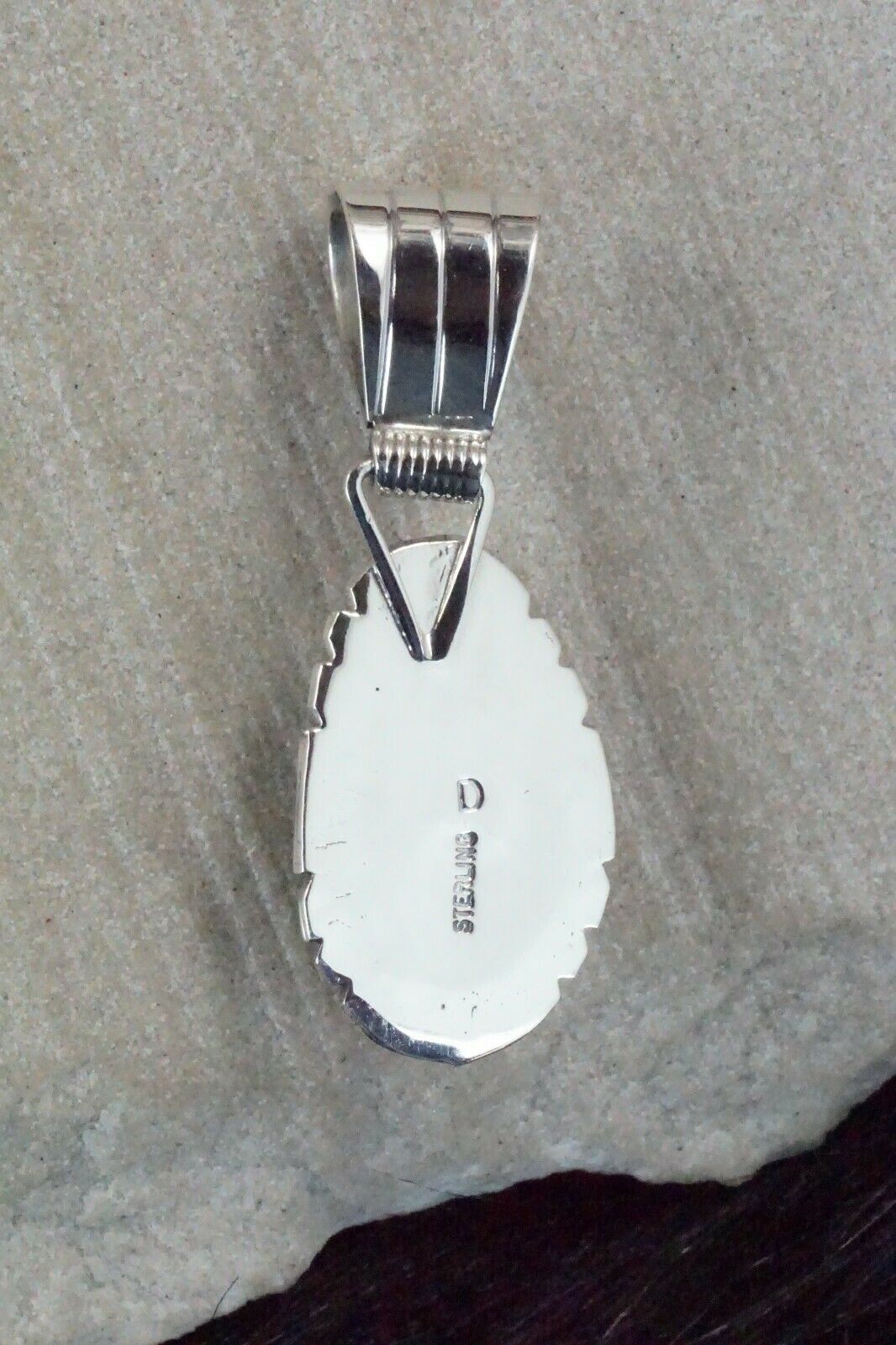 Turquoise & Sterling Silver Pendant - Davey Morgan