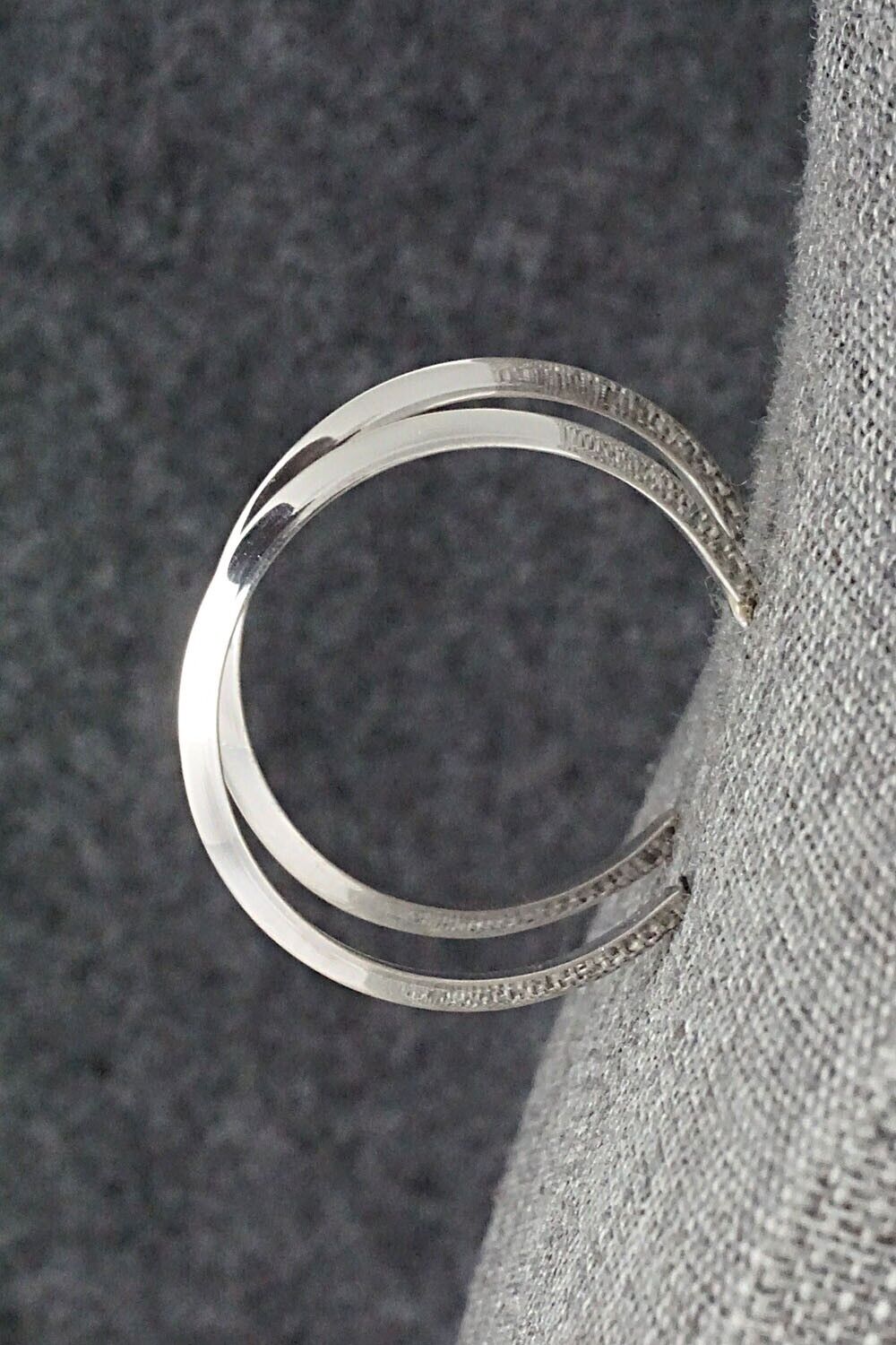 Sterling Silver Hoop Earrings - Elaine Tahe