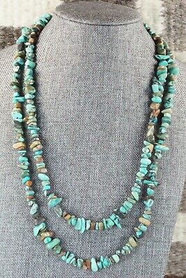 Turquoise & Sterling Silver Necklace - Navajo