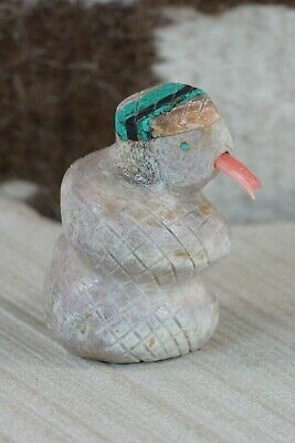 Rattle Snake Zuni Fetish Carving - Brandon Phillips