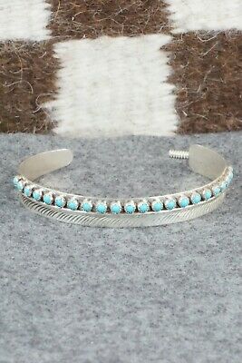 Turquoise & Sterling Silver Bracelet - Aaron Davis