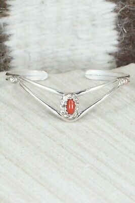 Coral and Sterling Silver Bracelet - Elton Cadman