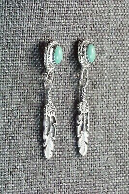 Turquoise & Sterling Silver Earrings - Judy Largo