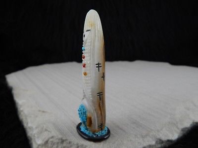 Corn Maiden Zuni Fetish Carving - Stuart Quandelacy - High Lonesome Trading