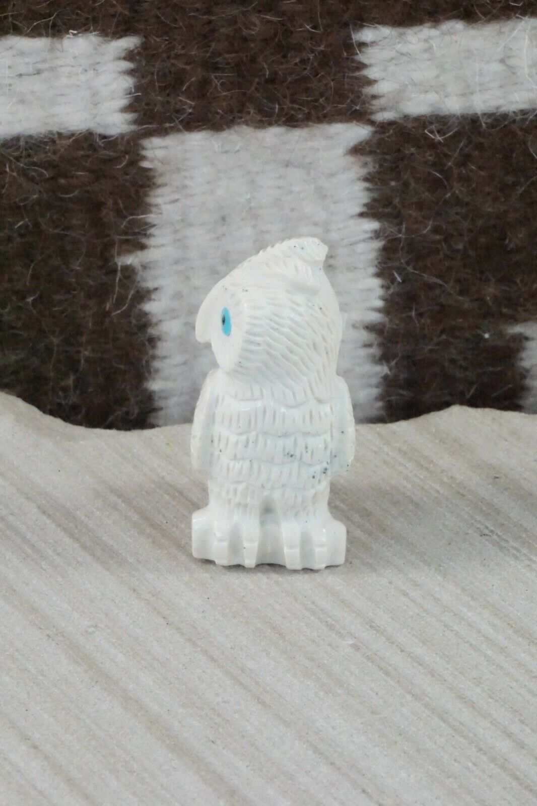 Owl Zuni Fetish Carving - Christine Banteah