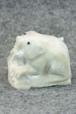 Beaver Zuni Fetish Carving - Derrick Kaamasee