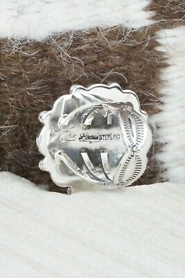 Turquoise & Sterling Silver Ring - Tom Lewis - Size 5.5