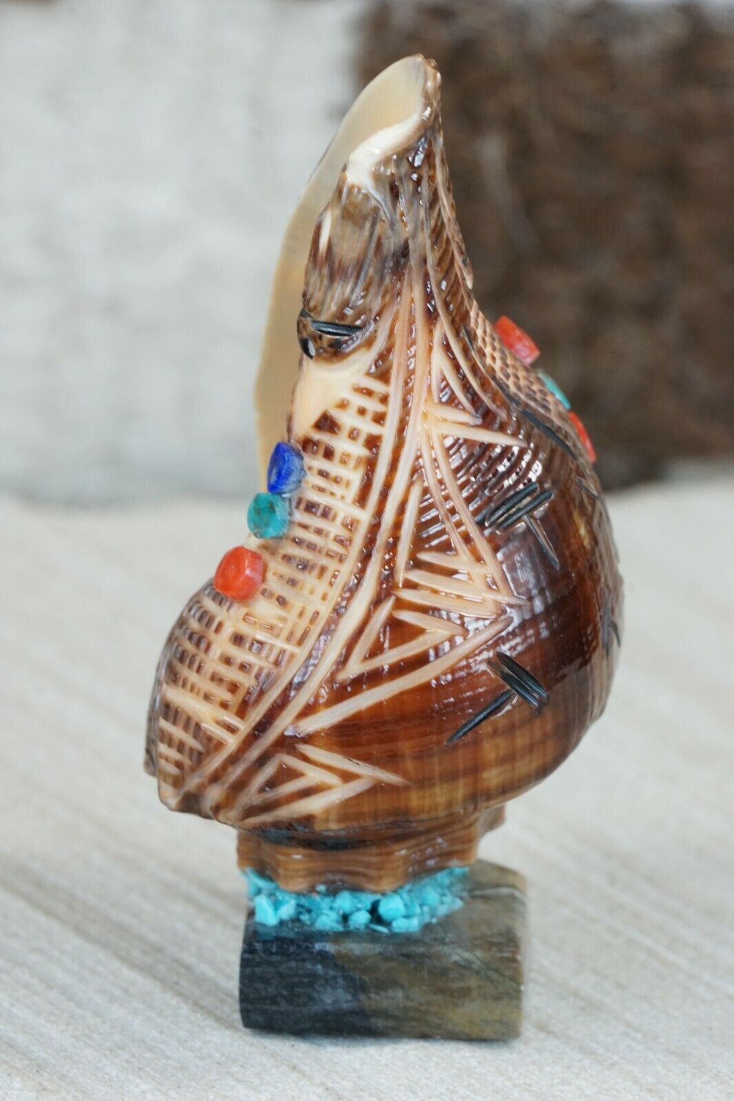 Corn Maiden Zuni Fetish Carving - Gloria Chattin