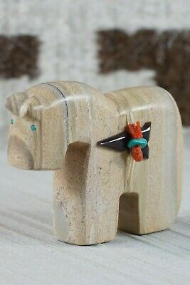 Bear Zuni Fetish Carving - Kyle Mahooty - High Lonesome Trading