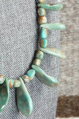 Turquoise & Sterling Silver Necklace - Navajo