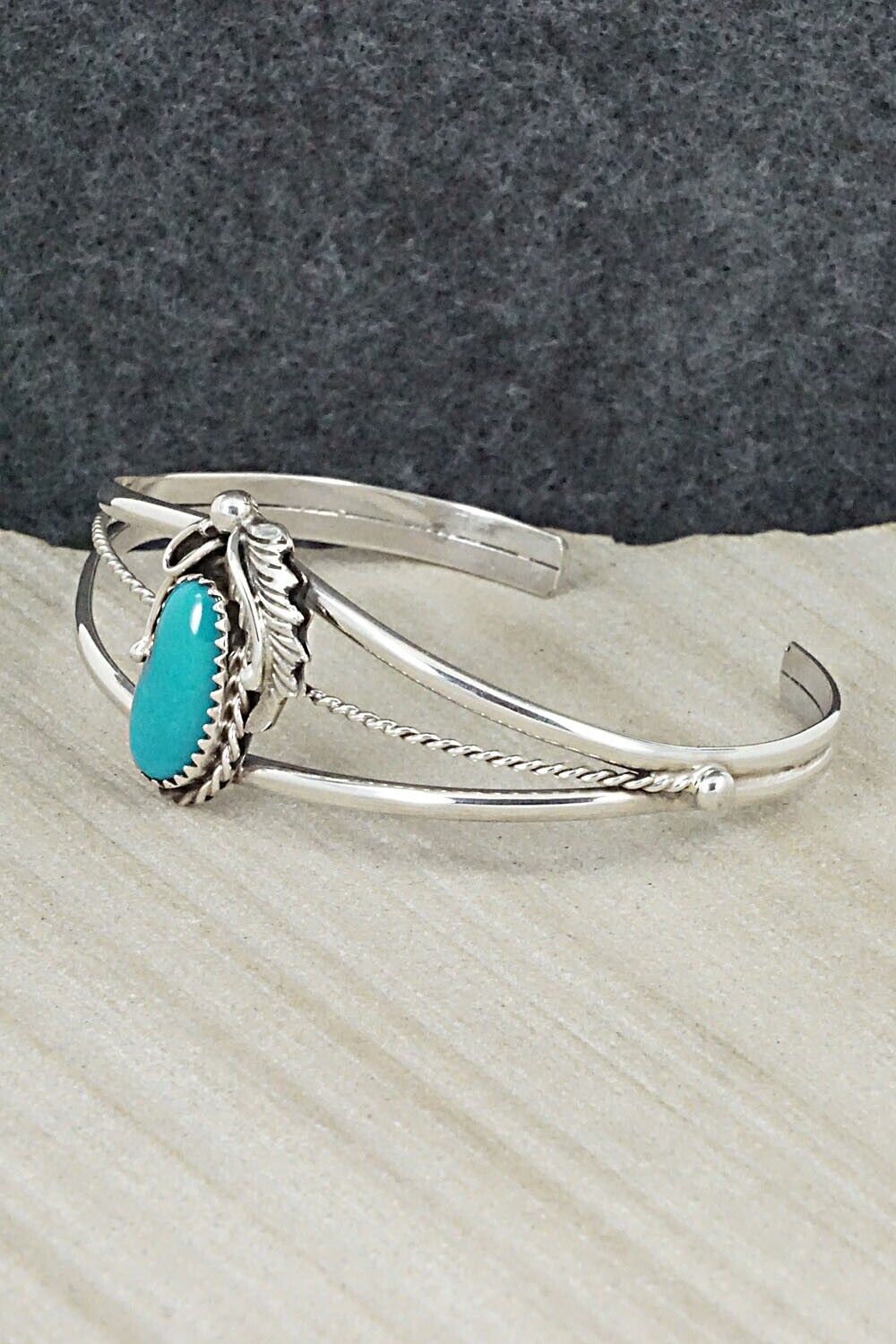 Turquoise & Sterling Silver Bracelet - Alice Rose Saunders