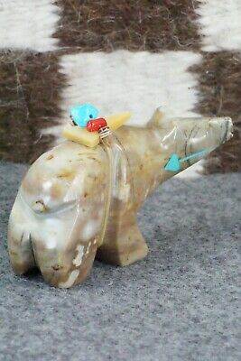 Bear Zuni Fetish Carving - Stewart Alanzo