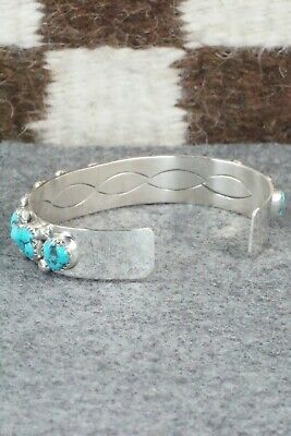 Turquoise and Sterling Silver Bracelet - Darleen Begay