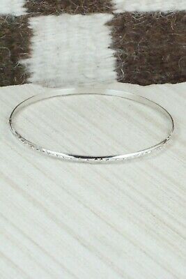 Sterling Silver Bangle - Elaine Tahe