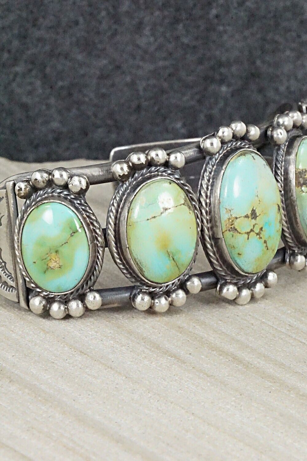 Turquoise & Sterling Silver Bracelet - Thomas Yazzie