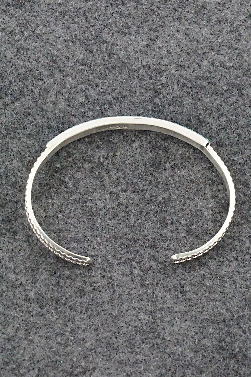 Opalite & Sterling Silver Inlay Bracelet - Orlando Laweka